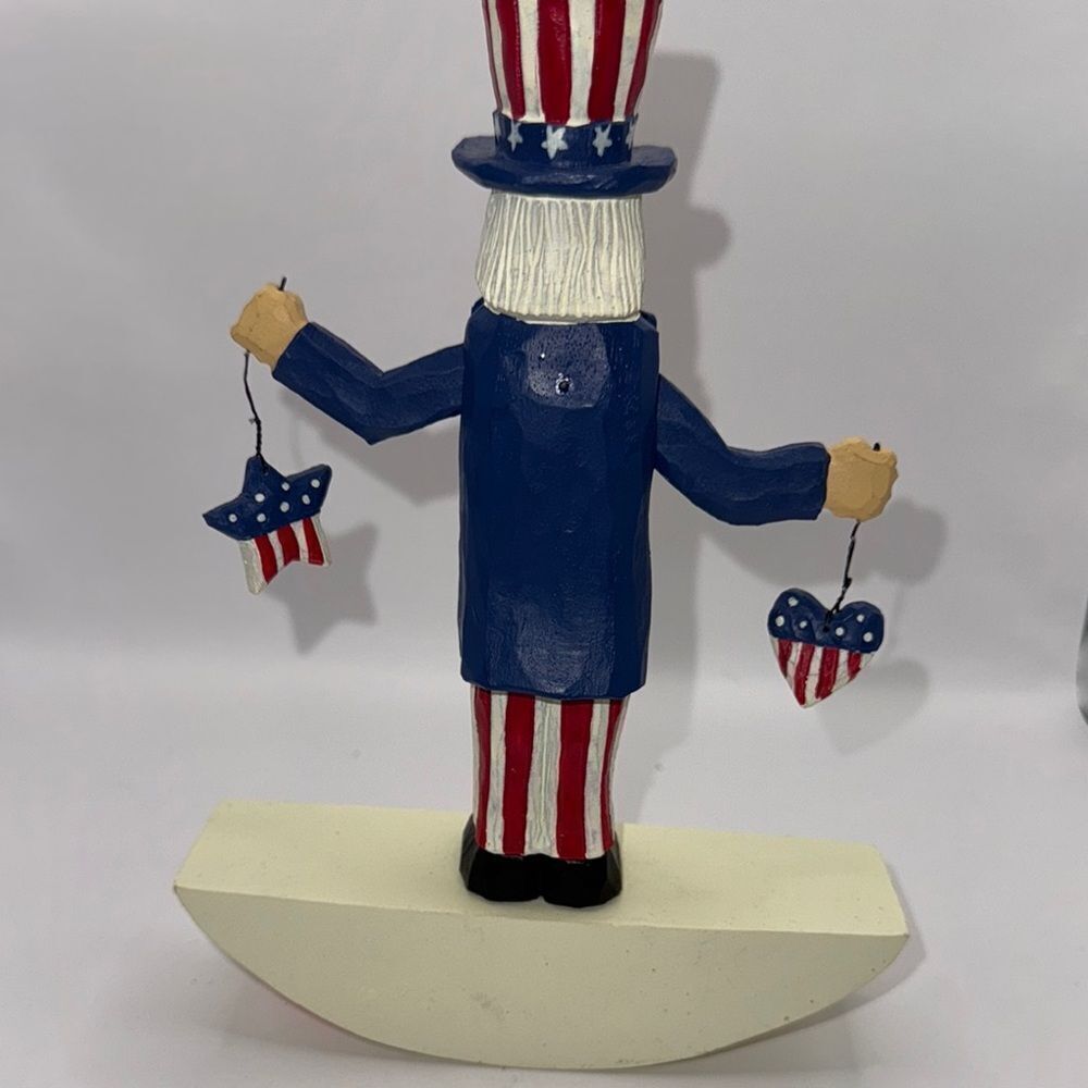 Liberty Uncle Sam Patriotic Figurine - Picture 5 of 6